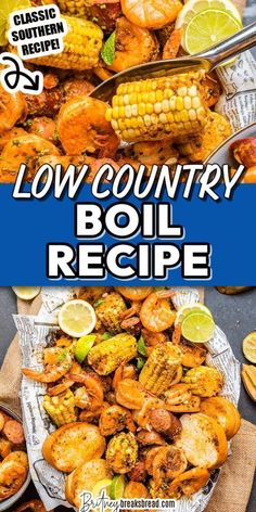 low country boil recipe with shrimp and corn on the cob