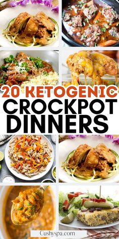 20 ketogenic crockpot dinners that are ready to be eaten in the oven