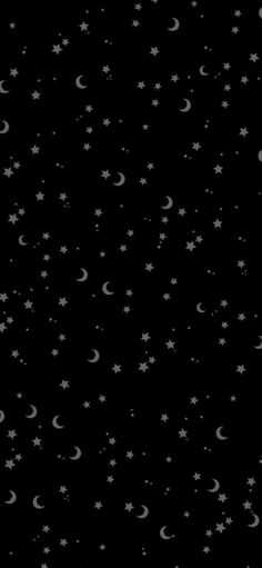 black and white stars and moon wallpaper