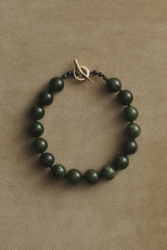 Jade Boule Collar | Sophie Buhai Ocean Jasper Jewelry, Jasper Jewelry, Sophie Buhai, Onyx Bead, Jade Beads, Chunky Necklace, Ocean Jasper, Jewelry Inspo, Gold Pearl