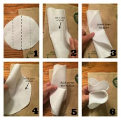 instructions for how to make a paper flower