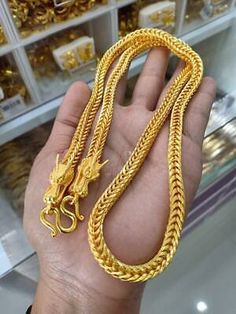 Great shopping ideas for 24K Thai Yellow Gold Necklace AMULET SUPER BIG DRAGON Chain 22 24 26 #DD99, Fashion Jewelry Big Gold Chains, Big Dragon, Money Magnet, Gold Dragon, Dragon Necklace, Yellow Gold Necklace, Shopping Ideas, Chain Jewelry, Gold Jewellery Design