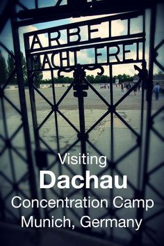 Visiting Dachau Concentration Camp was the main thing we did on our visit to Munich, but we did also find to visit Hofbrauhaus and a few other places. In this post I talk about what it was like visiting Dachau with kids. Dachau Concentration Germany, Camping Europe, Visit Germany, Camping Places, Europe Vacation, Bavaria Germany, San Sebastian