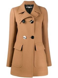 Stella McCartney large button coat Coat 2020, Brown Wool Coat, Blazers Women, Fall Themes, Outfitters Clothes, Winter Fashion Coats, Stylish Winter Outfits, Urban Outfitters Clothes, Wool Coat Women