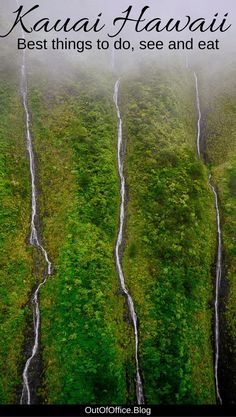 the cover of kauai hawaii's best things to do, see and eat