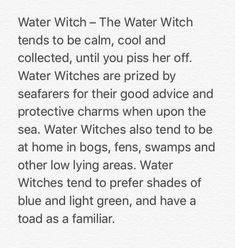 Water Witch Outfit, Water Witch Art, Water Witch