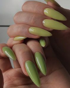 Pink Gel, Dipped Nails, Best Acrylic Nails, Cute Acrylic Nails, Green Nails, Nail Manicure, Trendy Nails