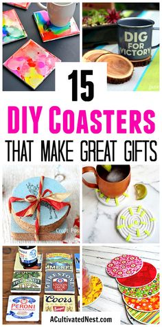 15 diy coasters that make great gifts