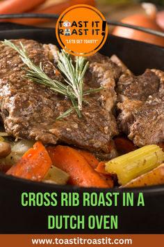 Are you craving a tender, flavorful roast that’s easy to prepare? This cross rib roast in a Dutch oven is the ultimate comfort meal, slow-cooked to perfection with simple ingredients. If you love fall-apart, juicy meat with minimal effort, this recipe is exactly what you need. Cross Rib Pot Roast Oven, Beef Cross Rib Roast Recipes, Cross Rib Roast Recipes Slow Cooker, Cross Rib Roast Recipes, Roast In A Dutch Oven, Roast In Dutch Oven, Cross Rib Roast, Rib Roast Recipe, Standing Rib Roast