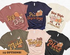 Family Thanksgiving Shirts Funny Matching Family T Shirts Thanksgiving Puns Best Friends Shirts Thanksgiving Funny Shirts, Thanksgiving Shirt Ideas, Thanksgiving Puns, Family Thanksgiving Shirts, Best Friends Shirts, Friends Shirts, Matching Family T Shirts, Funny Matching, Family T Shirts