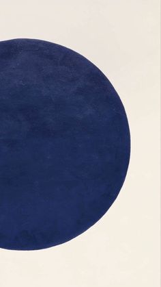 a blue circle on a white background