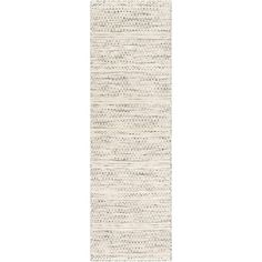 a white runner rug on a white background