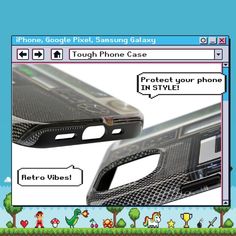 an image of a cell phone case on the webpage for mario kartman