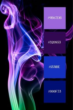 Black And Blue Palette, Royal Blue Color Palette Colour Schemes, Blue Purple Nails Ideas, Blue Purple Color Palette, Blue And Purple Aesthetic, Moody Room, Colour Wheel Theory, Color Scheme Generator, Purple Color Combinations