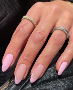 Pink French Tip Nails, Pink French Tips, Pink Wedding Nails, Pink French Tip, Baby Pink Nails, Baby Rosa