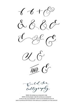 some type of calligraphy that i have to do with the font and numbers for each letter