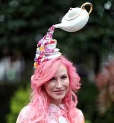 Royal Ascot Ladies Day, Ascot Ladies Day, Miss Images, Mad Hat, Funky Hats