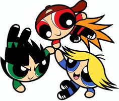 the powerpuff girls cartoon characters