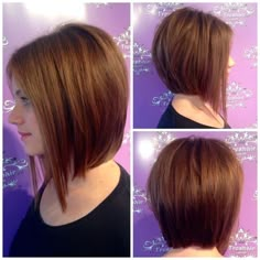 Hairstyles for Round Faces: Perfect A-line Bob Cut! A Line Bob With Bangs, Hairstyle Highlights, Line Bob, Aline Bob, Bob Hairstyles For Round Face, A Line Bob, Line Bob Haircut, Longer Pixie Haircut