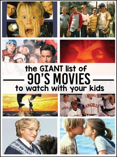 the giant list of 90's movies to watch with your kids on dvd or blu