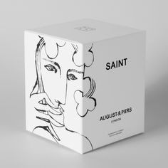 AUGUST&PIERS - Scented Candle, The Debut Collection, Saint - Elysian Theory Candle Design, Custom Candle, Key Notes, Love Hand, Scented Candles Luxury, Candle Branding, Candle Packaging, Illustration Style, Natural Candles