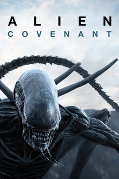 an alien is shown in this movie poster