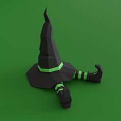 a 3d image of a wizard laying on the ground