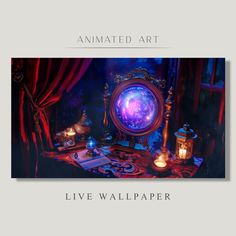 an animated art live wallpaper