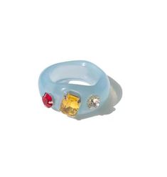 Our gorgeous Royal rings feature a thick circle shape with colored jewel design embedded in the face Fit for royalty 100% Acrylic *some rings can be worn fully or at the top of your fingers Ring Png, Business Tiktok, Royal Rings, Funky Rings, Clay Rings, Vacation Jewelry, Acrylic Ring, Girls Vacation, Bracelet Watches Women