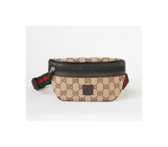 This GUCCI Kids waist bag is perfect for those who love the iconic GG Web pattern. Made from canvas and leather, with a red fabric strap, this small bag is perfect for carrying your essentials. The lining is made of brown nylon and the hardware is silver in color. It features a cute bear character, making it a great accessory for any outfit. The bag is part of the Gucci Belted product line and is suitable for women. Use it as a fanny pack or a belt bag; either way, it's a stylish addition to your wardrobe. -- condition -- overall : great condition. tear : none odor : none sticky stuff : none 🐸 - This bag has been cleaned up already. so you can use this immediately after receiving this bag. -- Verification -- 🥇 This bag has been verified as authentic officially. Please check the second im Web Pattern, Character Making, Web Patterns, Bear Character, Gucci Kids, Fabric Strap, Hip Bag, Cute Bear, Gucci Belt