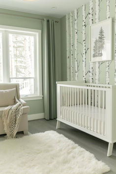 35 Sage Green Nursery Ideas for Your Little One's Room Sage Green Woodland Nursery, Tan Nursery, Green Nursery Boy, Nursery Themes Neutral, Baby 2024