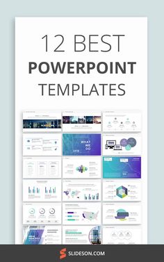 the 12 best powerpoint templates for your business presentation is shown in this image