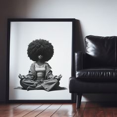 💎 Buy 2 Get 30% OFF. Buy 3 Get 40% OFF!! 💎 THE STRUGGLE IS OVER! FINALLY, A SPOT FOR PREMIUM DIVERSE BLACK WALL ART VISIT OUR FULL SHOP https://www.etsy.com/shop/EbonicEmbrace FIND BLACK KIDS ART https://www.etsy.com/shop/AfroDreamers FIND BOUJEE BLACK ART https://www.etsy.com/shop/Boujanae SIZES AVAILABLE Extra Small - 8x10 inches Small - 16x20 inches Medium - 24x30 inches Large - 30x45 inches FRAMES AVAILABLE Black Frame - Available For Paper Print Walnut Frame - Available For Canvas Print H Tranquil Room Decor, Afro Chic Living Room, Guest Room Meditation Room Combo, Black Boho Apartment, Black Art Bedroom Decor, Black Urban Art, Urban Art Aesthetic, Black Owned Home Decor, Home Lounge Ideas