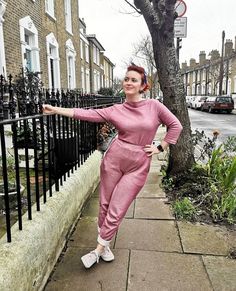 Tracksuit but make it pinup. 🏃🏻‍♀️💗🏋🏻‍♀️⁠ ⁠ This #vivienofholloway Terry cloth loungewear is THE BEST thing I have bought in lockdown. Hands down the comfiest thing I've ever worn- and I feel cute in it. ⁠ @dressingupinlondon⁠ ⁠ The gorgeous Sloppy Joe Trousers match perfectly with our French Terry Slash Neck Tops. Did you know they're on sale?⁠ ⁠ #vintagestyle #loungewear #retroinspired #sloppyjoe #vivienofholloway #1950scasualwear #1950sstyle #1950sloungewear #1950ssportswear Modern Pinup, Classic American, Terry Cloth, Retro Inspired