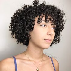 Curly Hair Bob Hairstyles, 3b Curly Short Haircut, 3b Curly Bob Haircut, Short 3b Curly Hair, Short 3b Curly Haircuts, Afro Bangs, French Bob Curly Hair 3b, Short 3c Hair, Short Curly Hair 3b 3c