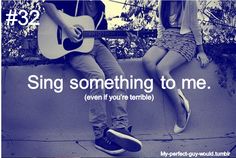 two people are sitting on a wall with an acoustic guitar and the words baby, write this down, take a little note to remind you didn't