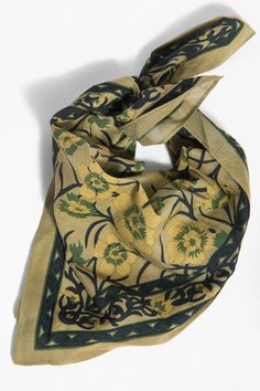 Embrace your inner flower child with our floral bandana. This romantic, versatile bandana features a stunning oleander print, making a vibrant statement. Wear it in countless ways to add a touch of femininity to your look. Material: 50% Rayon, 50% Cotton Length: 29" Width: 29" Made In India Head Bandana, Floral Bandana, Scarf Sale, Bandana Scarf, Felted Scarves, Vintage Fits, Watch Necklace, Knit Scarf, The Well