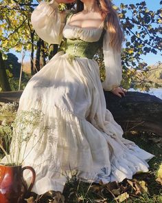 Cute Cottagecore Outfits, Ren Faire Outfits, Cottagecore Outfit, Cottagecore Dresses, Fair Outfits, Fest Outfits, Mode Hippie, Cottagecore Outfits