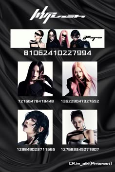 an advertisement for a hair salon with different styles