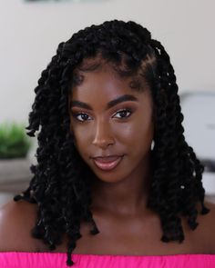 Braids At Home, Easy Black Hairstyles, Marley Twist Hairstyles, Feed In Braids Hairstyles, Marley Hair, Twist Braid Hairstyles, Protective Hairstyles Braids, Hair Twist Styles, Box Braids Styling