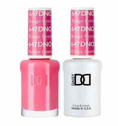 DND Daisy Soak Off Gel Polish and Nail Lacquer - 647 - Rouge Couture Dnd Gel Nail Polish, Dnd Nail Polish, Luminous Nails, Dnd Gel Polish, Daisy Nails, Gel Top Coat, Gel Lacquer, Soak Off Gel