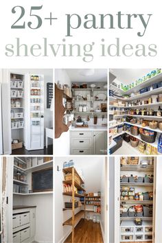 the 25 + pantry shelving ideas