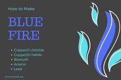 the blue fire logo is shown on a black background with white and blue text that reads, how to make