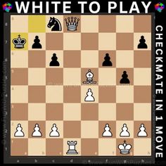 white to play chess mate in move