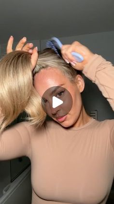 Minnie Faye Rayment on Instagram: "Heatless blowout ✨ currently doing this one every night 
@overnightblowout grande rod from their anniversary collection (code MINNIE10 for £ off)
-
-
-
-
#heatlesscurls #overnightblowout #overnightheatlesscurls #heatlesscurltutorial #hairinspo #hairtutorial #hairhacks #overnightblowoutresults #heatlesshair" Heatless Curls Overnight Volume, Heatless Curls Overnight, Heatless Hairstyles, Hair Tutorials For Medium Hair, Hair Hairstyles, Nails Makeup