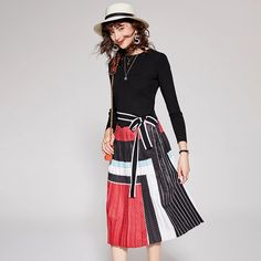 Shop Belted knitted top & pleated skirts at Fancyever.Update your wardrobe this season with our trend-setting and head-turning. Pleated Skirts, Skirt Belt