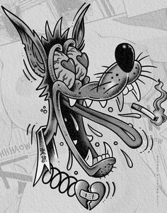 Cartoon Characters High Drawings, Drawings Of Monsters, Hand Ref, Acab Tattoo, Dope Sketches, Sick Drawings, Cool Graffiti, Cartoon Character Tattoos, Chicano Drawings