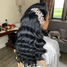 35 Wedding Styles for Natural Hair 👰🏿 | Unruly Black Clip In Hair Extensions, Clip On Hair Extensions, European Hair