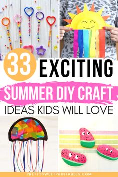 33 exciting summer diy craft ideas kids will love