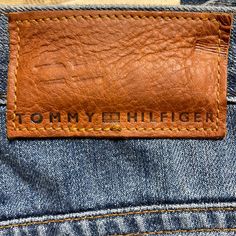 Tommy Hilfiger Denim Size 38 X 34 Classic Fit Tommy Hilfiger Casual Jeans For Spring, Casual Brown Leather Jeans, Brown Denim Jeans, Vintage Tommy Hilfiger Jeans, Indigo Jeans, Tommy Hilfiger Pants, Tommy Hilfiger Vintage, Loose Fit Jeans, Denim Color